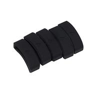 CLISPEED 5 pezzi Cinturino Silicone per Orologi con e Fibbia Posizionamento Compatibile con Fenix Nero Sostituzione Facile e Resistente per Cinturini Smarwatch