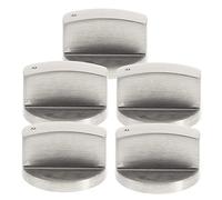 CLISPEED 5 pezzi Manopole Ricambio Acciaio Inossidabile per Piano Gas da Manopole Resistente Facile da Usare Compatibile con La Maggior Parte Dei Controllo Stabile e Sicuro