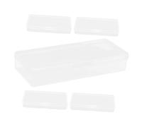 CLISPEED 5 pezzi Scatola Trasparente per Smaltimento Lame Cassetta Sicura Multiuso per Taglierine e Lame Organizer Compatto per Uso Professionale e Domestico