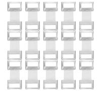 CLISPEED 50 pezzi Clip Fissaggio Bende Elastiche in Alluminio e Poliestere Fermaglio Resistente per Garza Elastico e Fasciature Fibbia per Uso Medico e Sportivo