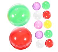 CLISPEED 50 Pezzi Distributore Automatico Di Gomme Da Masticare Riempibili Palline in Plastica Contenitori Articoli Da Regalo Per Cestini Pasquali Uova Di Pasqua in Plastica Scatola Di Cara