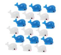 CLISPEED 50 Pezzi Micro Paesaggio Ornamento Decorazione Per La Casa Animale Marino Decorazione Per Torte Simpatici Personaggi Delfini Giocattolo Mini Figure Per Modelli Di Animali Marini