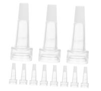 CLISPEED 50 Pezzi Testa a Tromba Di Fiala Bottiglia Da Spremere Vuota Bottiglie Vuote Bottiglia D'olio Bomboletta Spray Berretti Liquido Bottiglia Shaker Per Proteine Transparent Plastica