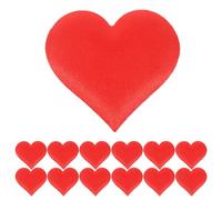 CLISPEED 500 Pezzi Coriandoli a Forma di Cuore in Spugna Rossa Decorazioni da Tavolo Romantiche per la Festa degli Innamorati Forniture per Eventi e Matrimoni Piccoli Cuori Decorativi