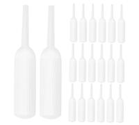 CLISPEED 50pezzi Contenitori di Contagocce per Liquidi Dispenser di Fragranze Trasparenti per Profumi e Cosmetici Dispenser di Liquidi Controllati per Oli Essenziali e Medicinali Piccoli