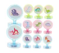 CLISPEED 50pezzi Mini Timbri Tema Animale per Ragazzo Ragazza Inclusi Timbri di Halloween e Dinosauri Bomboniere per Classe e Premi in Classe attività Creative e Divertenti