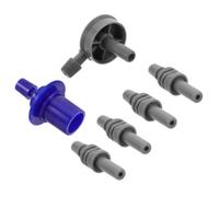 CLISPEED 6 Pezzi Adattatore per Tubo Aria in Abs per Misuratori Pressione Digitali, Connessione senza Perdite, per Monitor Braccio Durante Viaggi