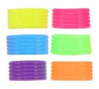 CLISPEED 6 Pezzi Anelli Antiscivolo per Impugnatura Racchetta, Silicone | Protezione dei Bordi del Manico, Resiste al Sudore, per Allenamenti All'aperto e Club