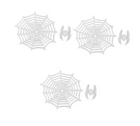 CLISPEED 6 Pezzi Fustelle Carbonio Halloween Stencil per Goffratura DIY Design Vividamente Strutturato e Resistente per Scrapbooking e Decorazioni Festive