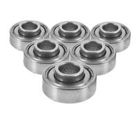 CLISPEED 6 pezzi Kit Cuscinetti Mozzo Anteriore per Ruota Carrozzina Cuscinetti Sfera per Sedie Rotelle Ricambio Frontale Alta Durabilità e Semplice Sostituzione