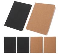 CLISPEED 6 Pezzi Notebook Minimalista 42 Pagine di Carta Bianca per Scrittura Fluida e Appunti, per Shopping Lists e Varie Occasioni
