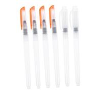 CLISPEED 6 pezzi Penne Acquerello con Serbatoio Dacqua Pennelli per Scrittura e Pittura Precisi e Leggeri per Calligrafia e