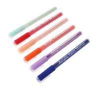 CLISPEED 6 Pezzi Penne per Nail Art con Punta Fine Strumenti Pittura per Unghie per Manicure e Decorazioni Colori Vivaci e Resistente Alla Fade per Crafting e Design Nail Art