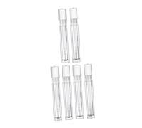 CLISPEED 6 pezzi Tubetti Vuoti per Balsamo Labbra Trasparenti Riutilizzabili con Tappi in Gomma Contenitori Impermeabili per Lip Gloss e Eyeliner Portatili e Leggeri per Make-up Te