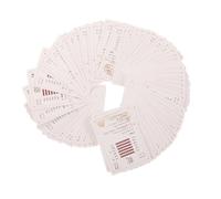 CLISPEED 64 Pezzi I Ching Gua Pai giocattoli sensoriali alla rinfusa moneta di ottone fascino cinese gioco ai giocattoli gadget cinesi i ching kit completo di divinazione guida ching Carta