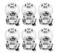 CLISPEED 6pezzi Scatole per Caramelle in Plastica Distributore di Snack per Feste di Matrimonio Contenitori per Dolciumi Vuoti Porta Caramelle da Tavolo Scatole Decorative per Eventi