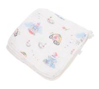 CLISPEED 8 pezzi Asciugamani Bagnetto per Ragazzo Ragazza in Cotone Morbidi e Super Assorbenti Quadrati Sei Strati Leggeri e Facili da Trasportare per Pappa e Pulizia Viso