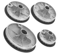 Clispeed Accessori Per Bruciatore a Gas in Alluminio E Ferro Testa Di Fornelli a Gas Multiuso 4X4 Pollici Facile Da Installare E Pulire Per Uso Domestico