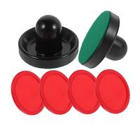 CLISPEED Accessori per Hockey Tavolo Spingitori e Dischi Regolabili per Giocatori per Attività e Divertimento Interattivo