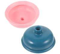 CLISPEED Accessori per Stantuffo WC in Gomma 2 Pezzi per Rimozione Intasamenti Resistente e Sostituzione Testa Pompa Bagno