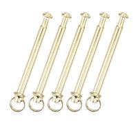 CLISPEED Accessori per Ventaglio Pieghevole Manuale, Kit 5 Set Rivetti e Dadi in Metallo, per Sostituzione Alberi e Riparazioni Domestiche