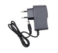 CLISPEED Adattatore Alimentatore Dc 12v 1a 2 Pezzi per Telecamera Cctv Connettore 5.5mm X 2.1mm Nero in Abs Indicatore LED