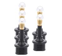 CLISPEED Adattatore Audio Ottico Femmina a Jack 3,5 Mm Maschio 5 Pezzi, Conversione Digitale-analogica, Riconoscimento Automatico Formato, Materiale Pvc e Fibra Ottica, Leggero e Portatile