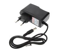 CLISPEED Adattatore di Alimentazione Dc 3v 1a 5,5x2,1mm con Spina Compatibile per Uso Domestico e da Viaggio, Plastica Resistente e Metallo, Ingresso 100-240v AC, Nero