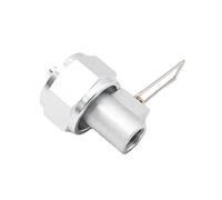 CLISPEED Adattatore di Ricarica Propano e Testa di Ricarica Serbatoio Gas per Campeggio per Bombola Piatta in Metallo Argento Strumento Anti-Perdita Ad Alta Affidabilità