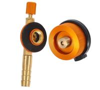 CLISPEED Adattatore Serbatoio Gas per da Kit Compatto e Leggero con Valvola Ricarica Facile per Bomboletta Gpl per Escursioni e Barbecue all