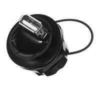 CLISPEED Adattatore USB 2.0 Passante Doppio Connettore Femmina, Coperchio Ip67 e Montaggio a Pannello per Trasferimento Dati, Compatibile Barche