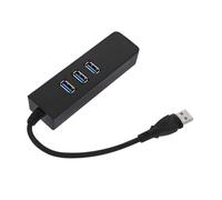 CLISPEED Adattatore USB Type-c Hub Dati USB Porte con Adattatore Ethernet Gigabit da Mbps per PC Laptop TV Nero