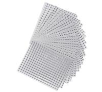 CLISPEED Adesivi Numerici Tondi Autoadesivi 6000 Pezzi in Carta Resistente per Interni ed Esterni Etichette Numeri per Organizzazione Casa Ufficio e Scuola per Inventario e