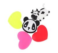 CLISPEED Antivibrante per Racchetta da Tennis a Cuore in Silicone 5 Pezzi | Montaggio Semplice, per Tennis e Squash, Accessorio Creativo e Delicato