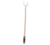 CLISPEED Asta Appendiabiti in Legno Liscio 0,58 M Bastone per Stendere i Vestiti Colore Argento Chiaro Supporto Robusto per Stendino da Soffitto Uso Interno per Asciugatura Delicata dei