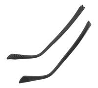 CLISPEED Aste per Occhiali Nere, 1 Paio di Gambe Sostitutive Design Aerodinamico e Processo di Galvanizzazione, Accessori per Riparazione Occhiali Comodi e Resistenti per Uso Quotidiano