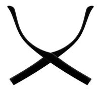 CLISPEED Aste Tr90 per Occhiali Doppi Denti, Larghezza 9,5 MM, Coppia di Stanghette di Ricambio per Riparazione Occhiali senza Pressione Sulle Orecchie