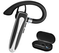 CLISPEED Auricolare Sportivo Wireless con Gancio Ergonomico Custodia Ricarica Standby Microfono Integrato per Conversazioni Chiare e Controllo Facile per