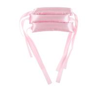 CLISPEED Bigodini senza Calore per Chioma Lunghi da Donna, Set da 3 Pezzi Nastri Rosa, Bigodini Jumbo per Ricci Spessi e Morbidi Durante la Notte, Arricciacapelli Protettivi per