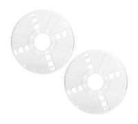 CLISPEED Bobina per Dispositivo 3d in Plastica Ps 2 Pezzi, Superficie Liscia e Facile da Usare, Accessori per Modellazione 3d, per Sostituzione e Avvolgimento Filamento
