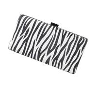 CLISPEED Borsa da notte Zebra in PU Moda Donna Pochette Raffinata e Portatile per Cosmetici Chiusura Affidabile e Resistente per Viaggi e Feste
