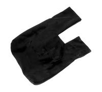 CLISPEED Borsa da Polso in Flanella Nera Nodo Stile Giapponese Borsa a Mano Retrò Porta Cosmetici e Snack per Lavoro Shopping e Viaggi per Donne