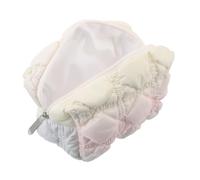 CLISPEED Borsa Per Il Trucco Per Il Reticolo a Bolle Bacca Cinetta Caminata Sacchetto Da Toeletta Borsa Da Toilette Per Donna Contratto Di Trucco Da Viaggio Per Le Donne Poliestere
