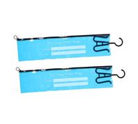 CLISPEED Borsa Porta Parrucche Con Gancio Pvc Resistente 2 Pezzi Per Conservazione Extension e Accessori Chioma Uso Domestico Appesa