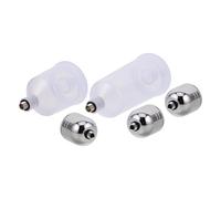 CLISPEED Bottiglie Aerografo in Plastica Resistenti alla Corrosione Contenitori Vernice Compatibili con Pittura Spruzzo gravità Tazze Airbrush Leggere e Portatili per Artisti