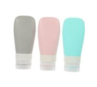 CLISPEED Bottiglie Silicone Viaggio Dispenser Cosmetici Perdite Ricaricabili per Lozione Shampoo Crema Adatte per Viaggi e