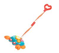 CLISPEED Carrello Giocattolo Spingere Lungo Il Deambulatore Giocattolo a Piedi Per Push Pull Toy Giocattolo a Spinta Per Tirare Lungo Il Giocattolo Plastica