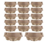 CLISPEED Cartoni per Uova a Forma di Cuore 30 Pezzi in Polpa di Carta Coperchio Riutilizzabili per Pasqua e Festa degli Innamorati Confezioni Regalo Ecologiche per Trasporto Sicuro