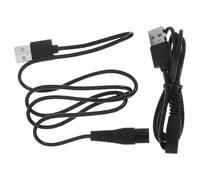 CLISPEED Cavo di USB Connettore a Forma di 8, 2 Pezzi in Gomma e Rame Resistente al Calore per Rasoio Elettrico e Adatta per Trimmer e Rasoi