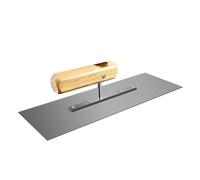 CLISPEED Cazzuola per Stuccatura in Acciaio Manganese con Manico in Legno Ergonomico Piastra Spessa e Superficie Liscia Attrezzo per Finitura Cemento e Intonaco Facile da Pulire
